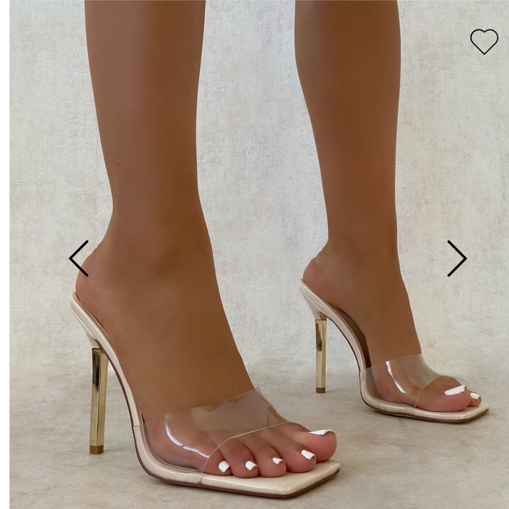 Simmi nude clear heels